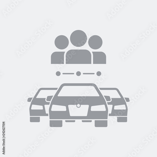 Car sharing icon