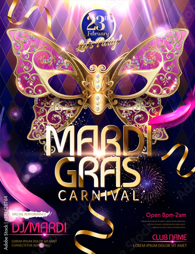 Mardi gras carnival design