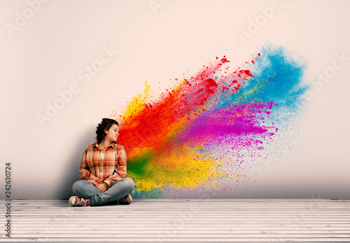 powder explosion