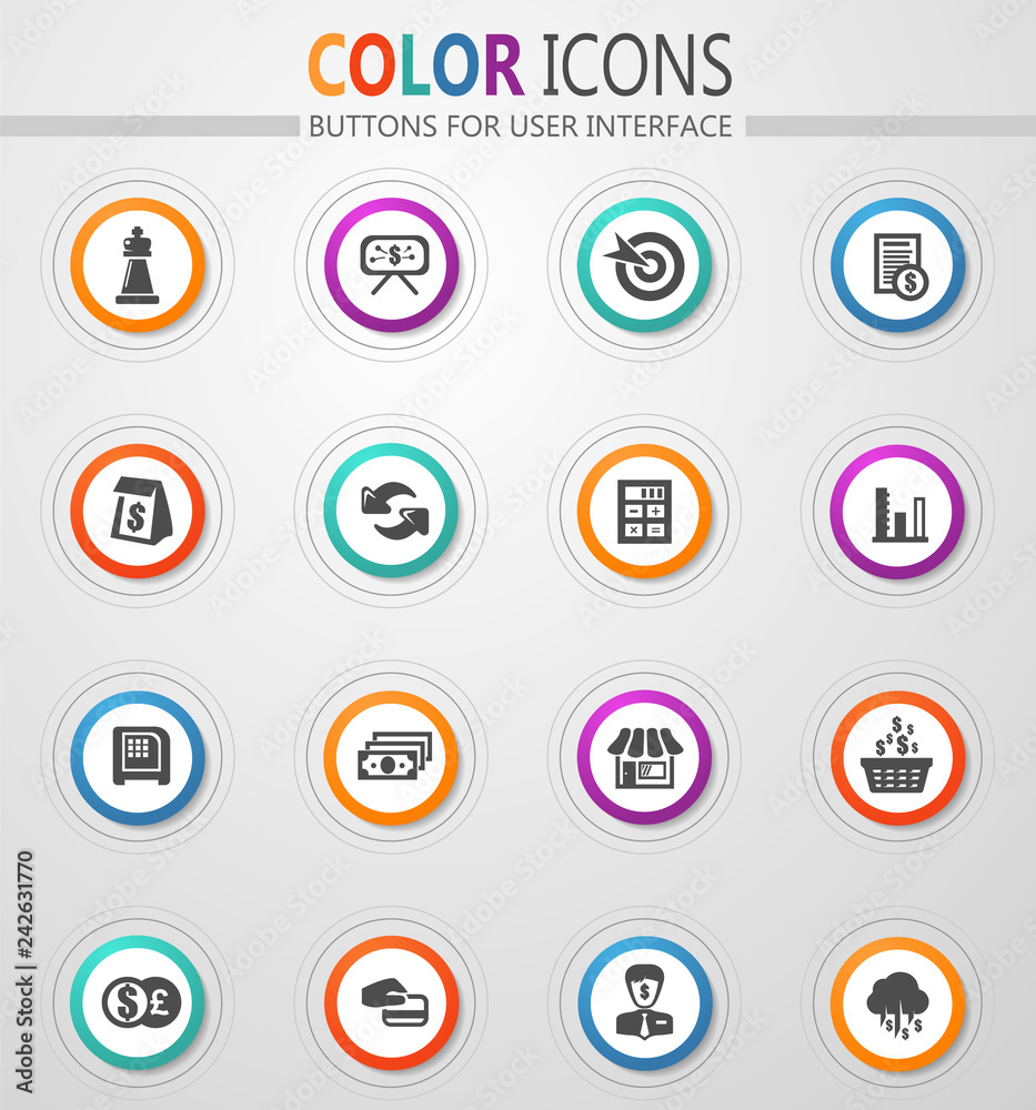 Business icons set Business icons set