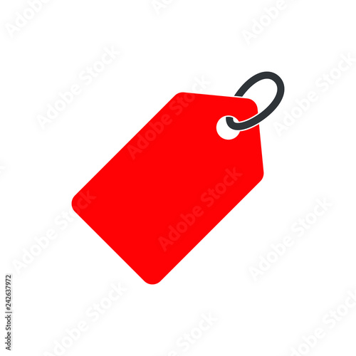 Blank sale price tag icon