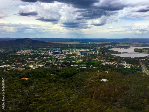View over Canberra from Black Mountain 