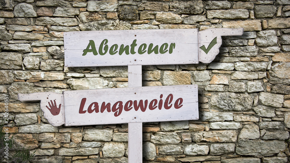 Schild 378 - Abenteuer