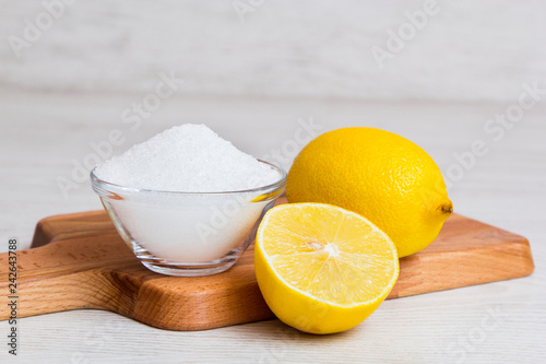 Quadro su tela Citric acid powder