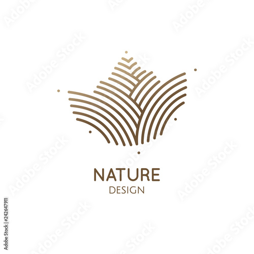 Pine cone logo design