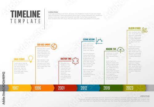 Infographic Timeline Template