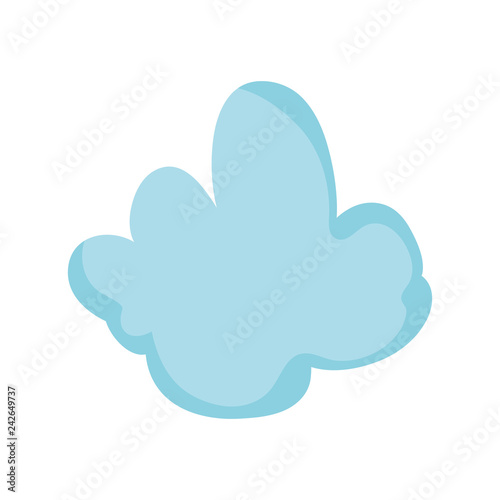 cute fairytale cloud icon