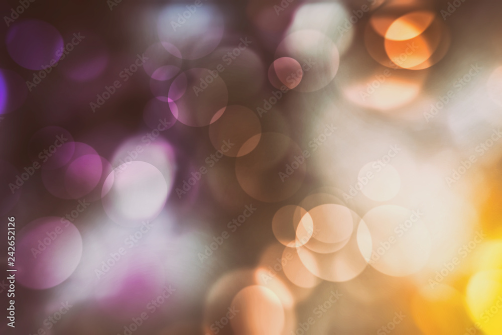 Obraz premium Blue bokeh abstract background.