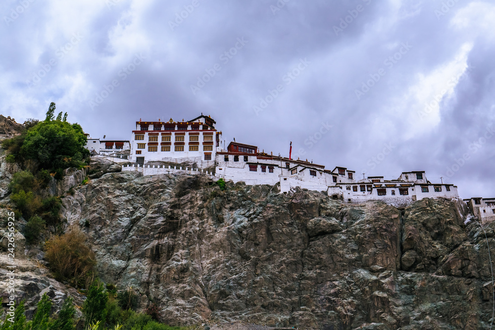 Diskit Gompa is the oldest and largest Buddhist monastery in the Nubra Valley of Ladakh, northern India.