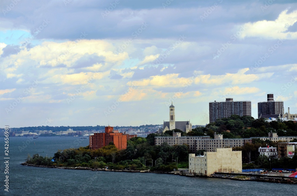 Panorama of St. George near New York