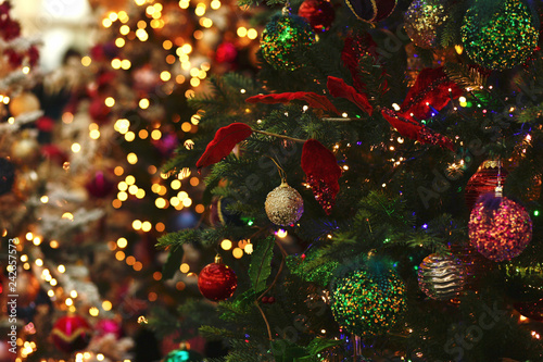 decorated christmas tree