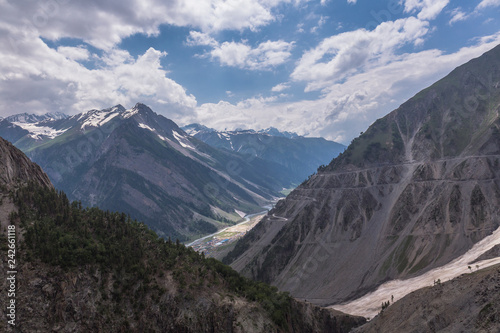 Zoji La pass, is 9 km from Sonamarg and is an important link between Ladakh and Kashmir. photo