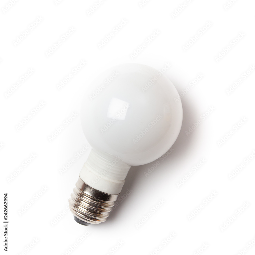 Modern LED energy saving light bulb in ball shape Modern LED energy saving light bulb in ball shape