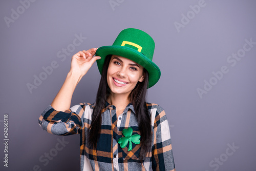Portrait of her she nice attractive lovely sweet winsome adorabl photo