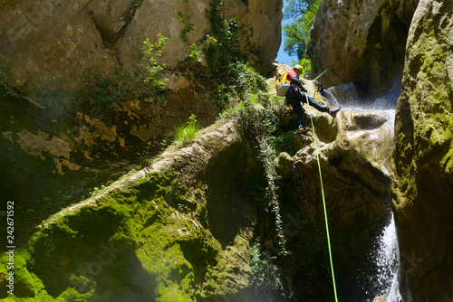 Photography Canyoning in Spain