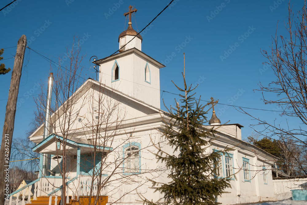 Old Sacred Church of St. George. Zavodoukovsk