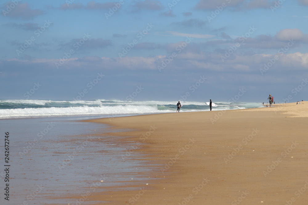 surfeur sur la cote landaise hossegor surfeur sur la cote landaise hossegor