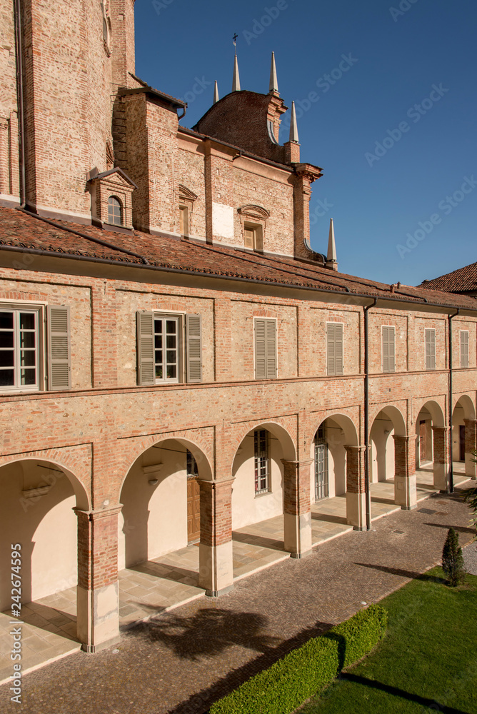 Obraz premium panoramic view of the various parts of the castle