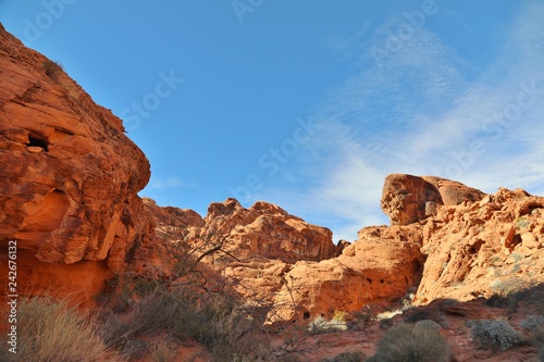 Red rock formation in Valley of Fire State Park © Douglas