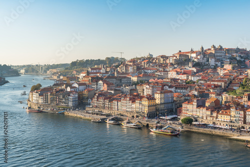 Fototapeta Naklejka Na Ścianę i Meble -  Ribeira is a district located on the banks of Douro river in the historic center of Porto and a world heritage site
