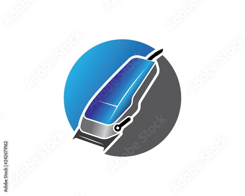 clippers for barber illustration
