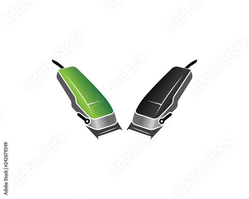 clippers for barber illustration