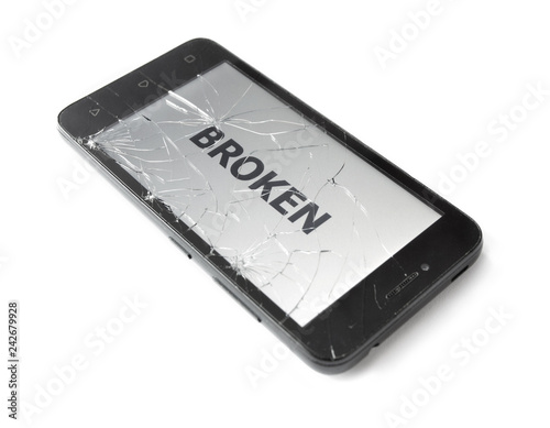  Broken smart phone