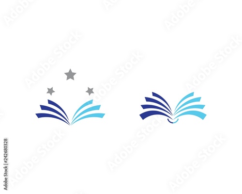 Book logo icon illustration