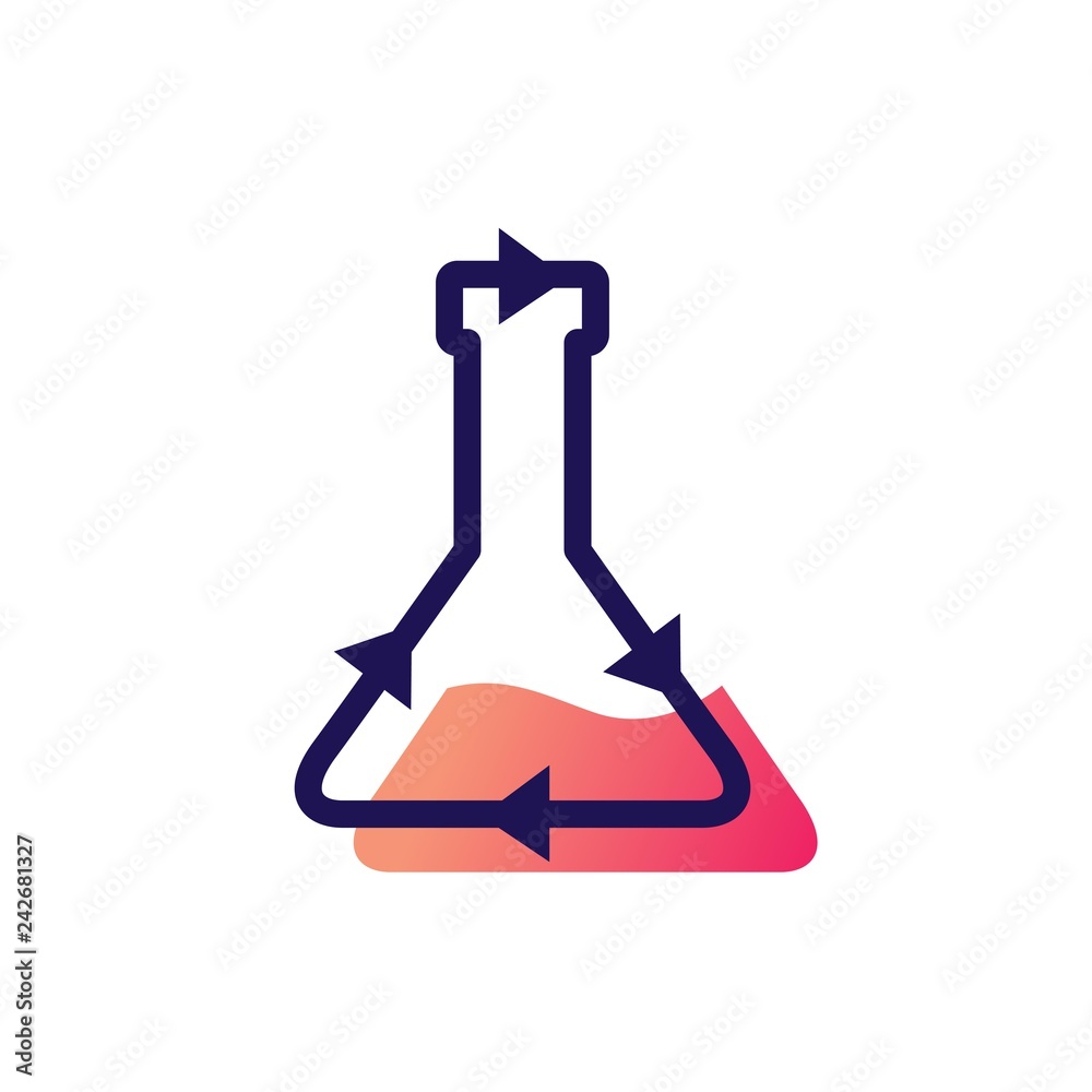 recycle lab logo vector icon illustration recycle lab logo vector icon illustration