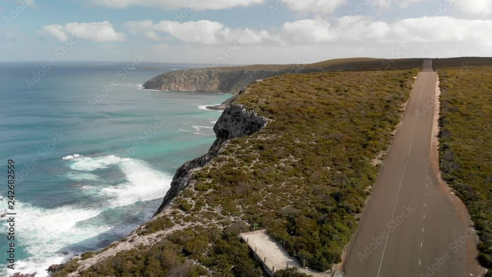 Beautiful aerial view of Flinders Chase National Park coastline, Kangaroo Island, Australia Beautiful aerial view of Flinders Chase National Park coastline, Kangaroo Island, Australia