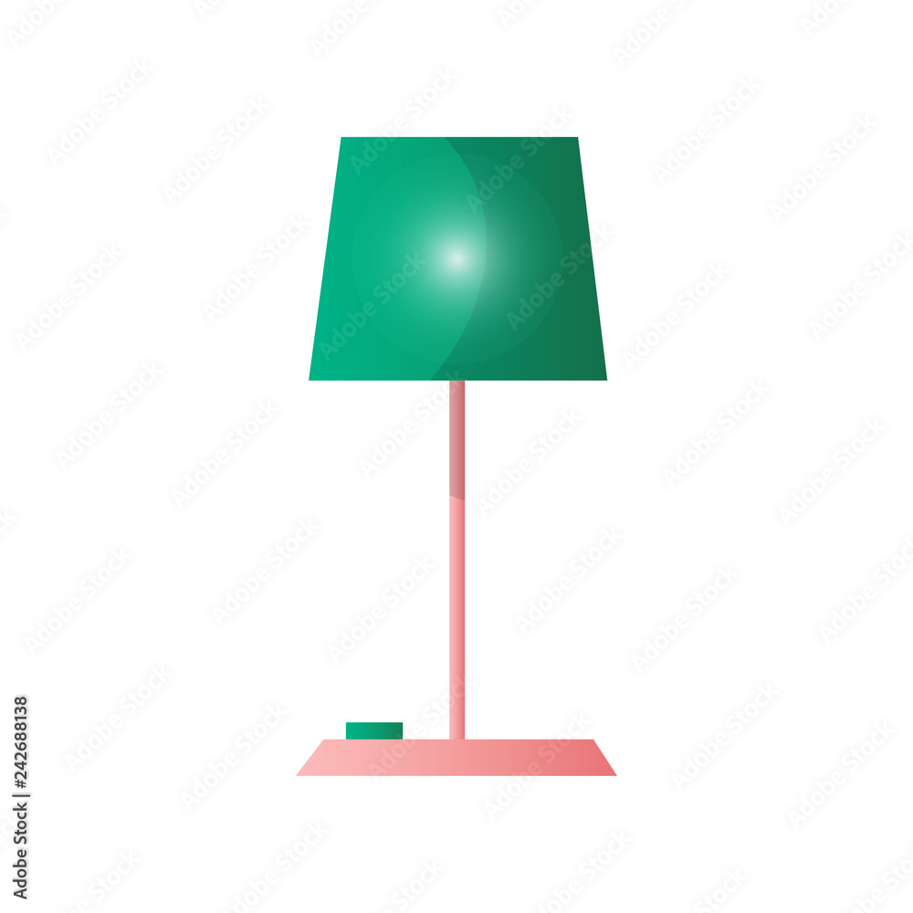 Modern table lamp simple concise form of a pleasant color. Modern table lamp simple concise form of a pleasant color.