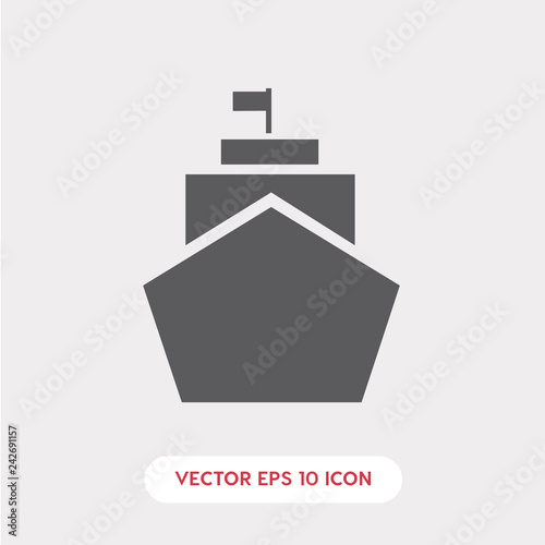 ship icon vector