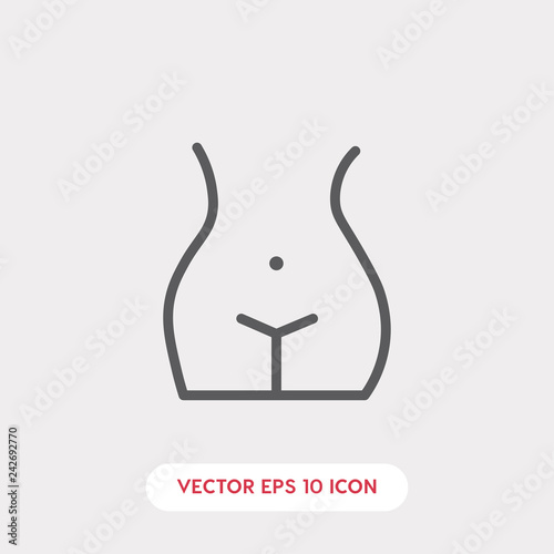 nude  icon vector