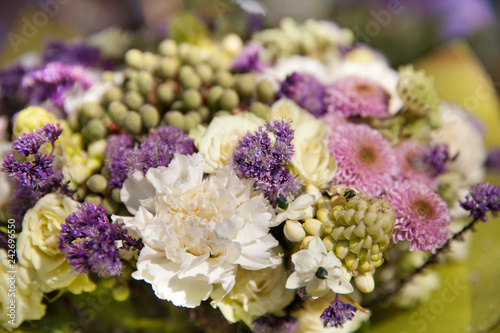 Bouquet of different flowers.