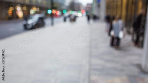 Wallpaper Mural Timelapse of London business street scene Torontodigital.ca