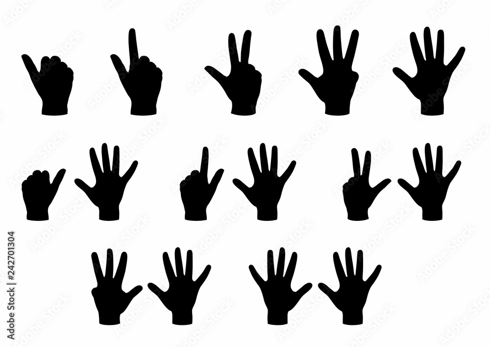 Obraz premium Hand shadows