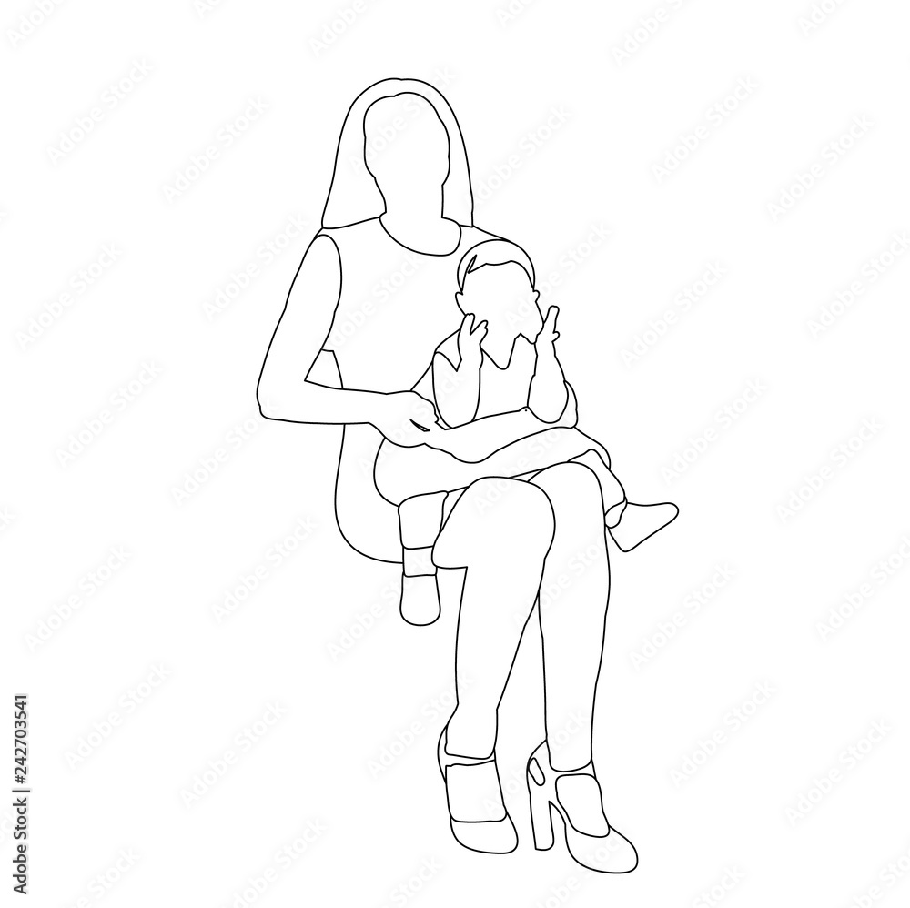 404 Sitting On Lap Drawing Stock Photos HighRes Pictures and Images   Getty Images