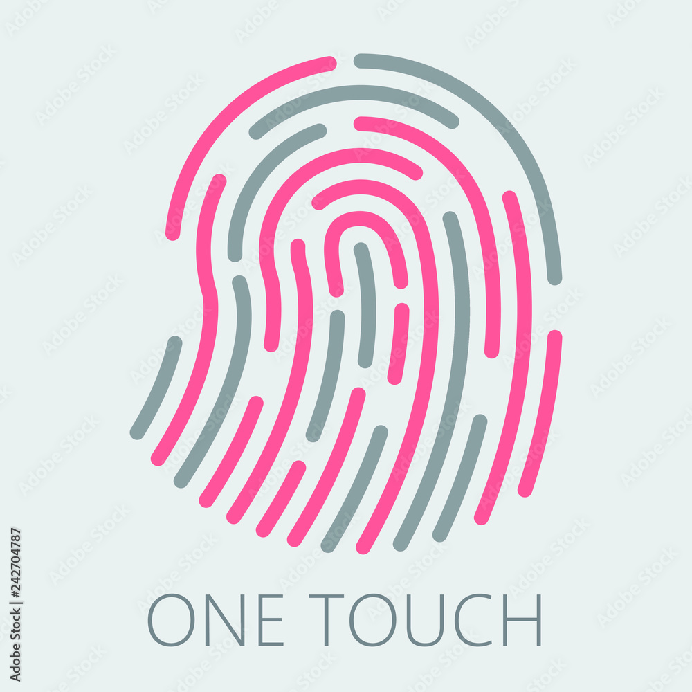 Fingerprint icon. The vector icon for websites, web design, mobile app. Fingerprint icon. The vector icon for websites, web design, mobile app.