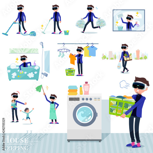 flat type VR goggle men_housekeeping