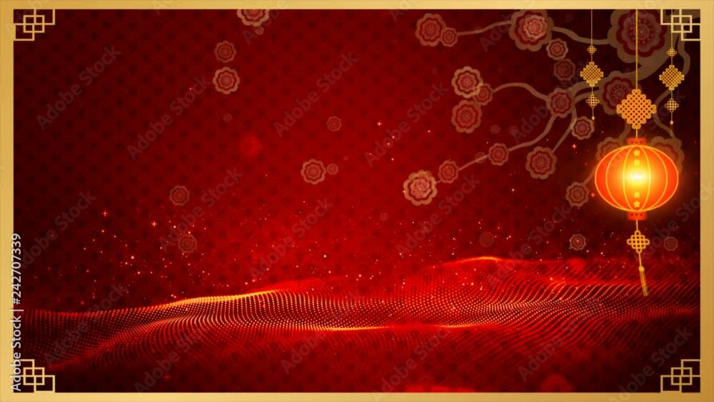 chinese new year motion background