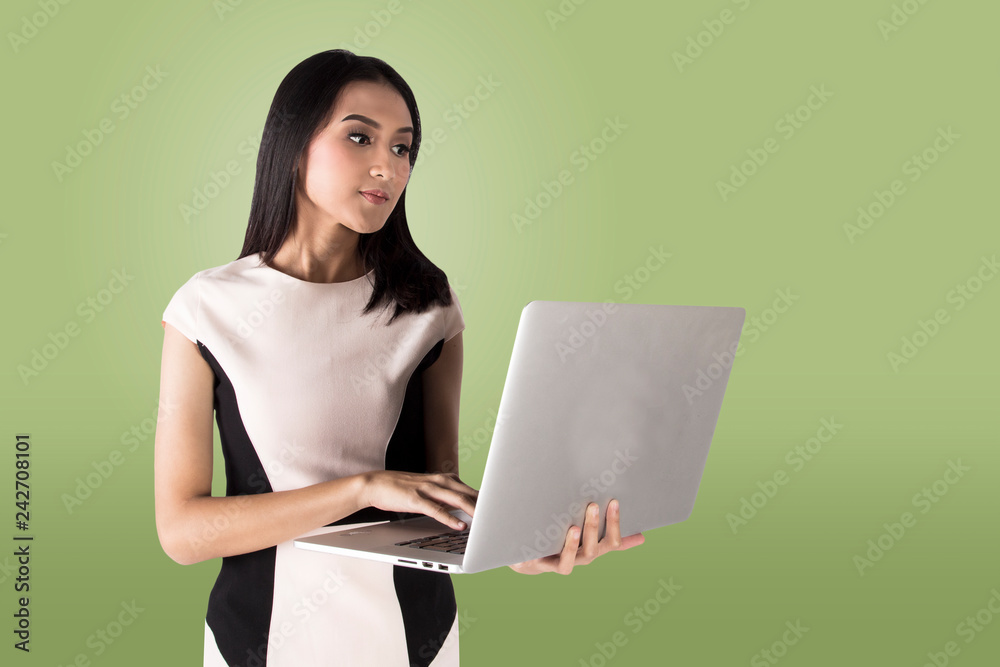 Portrait of young beautiful business woman in the office. Portrait of young beautiful business woman in the office.