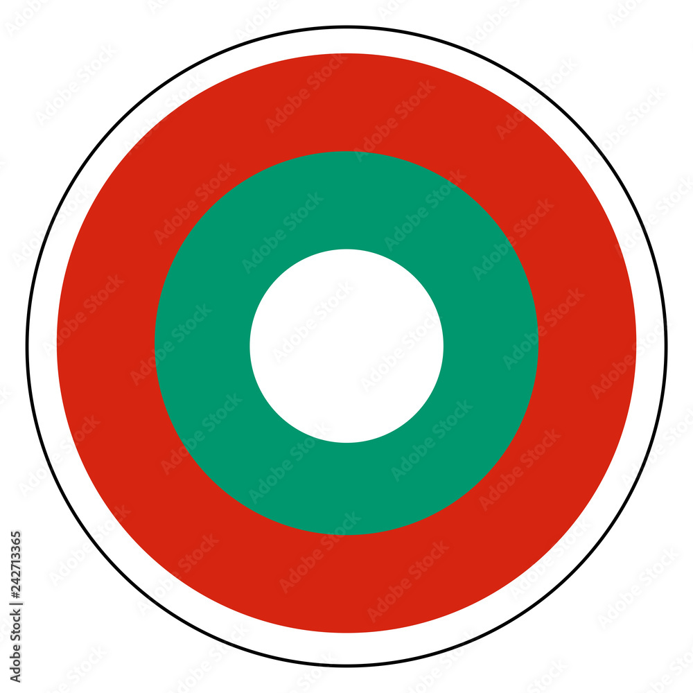 Bulgaria country roundel Bulgaria country roundel