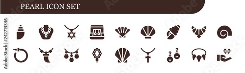  pearl icon set