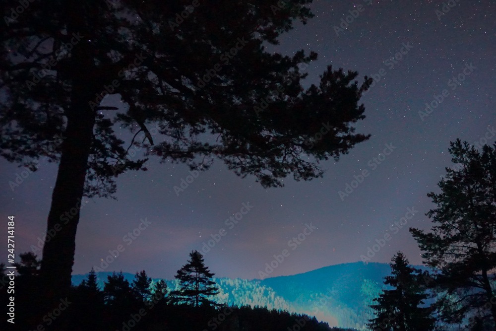 Naklejka premium magic night stars sky 