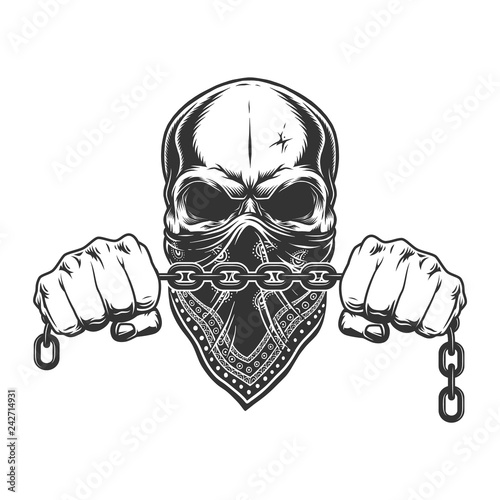 Vintage criminal concept
