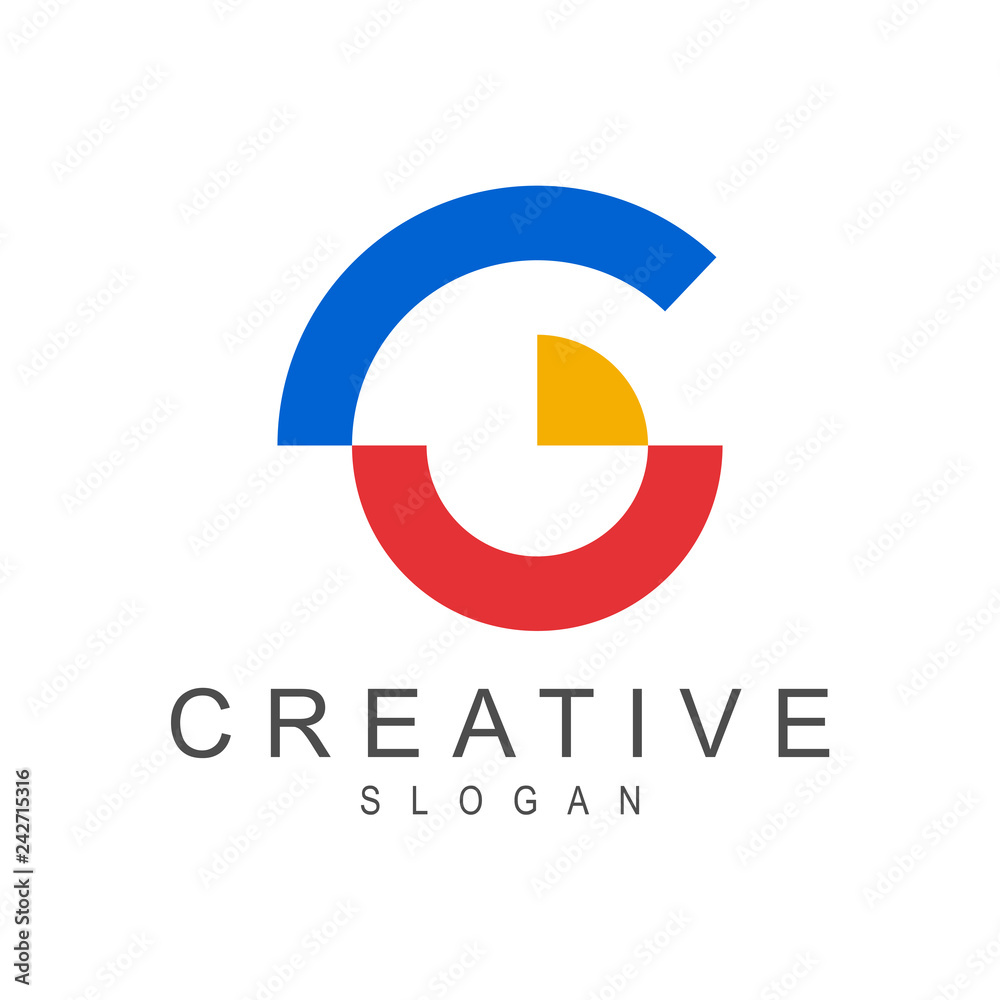 Creative Letter G Logo Design, technology Logo Template, Colorful And Simple Letter G Symbol Creative Letter G Logo Design, technology Logo Template, Colorful And Simple Letter G Symbol