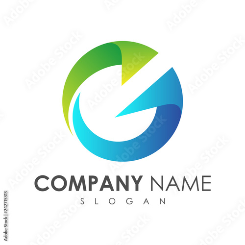 Circle Letter G Logo, Globe Letter G Logo Vector, World Symbol
