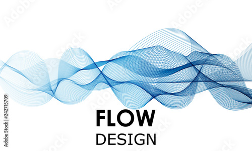Flow shapes design. Liquid wave background. Abstract 3d flow shape.