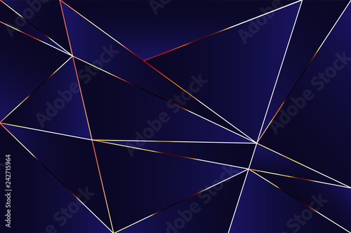 Polygonal abstract background. Geometric texture. Polygon pattern. 3d cover book. Vector illustration. Cover design.