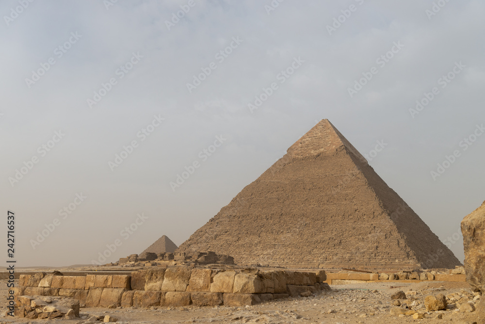 The Pyramid of Khafre or of Chephren The Pyramid of Khafre or of Chephren